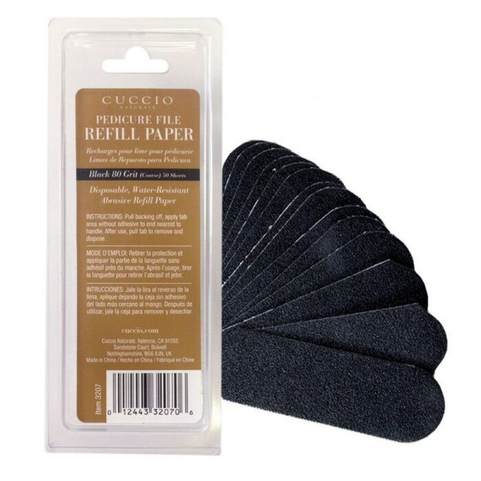 cuccio-pedicure-file-refill-paper-white-80-grit